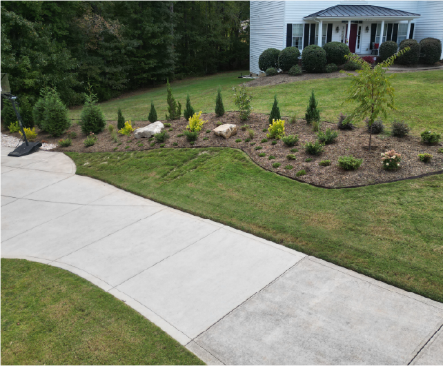 custom landscape install