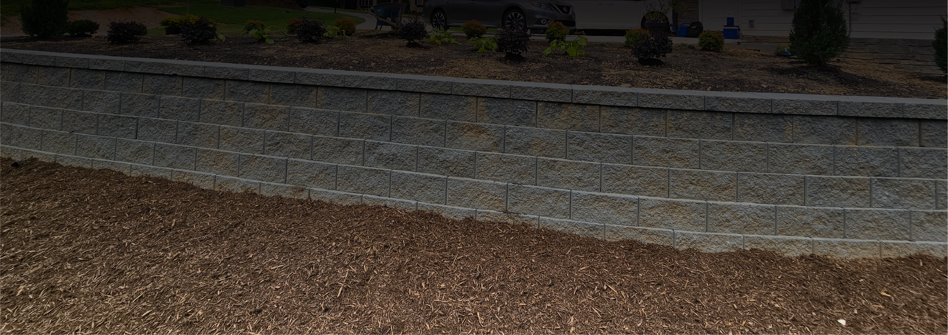 retaining wall header
